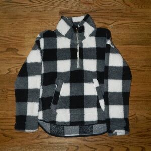 Old Navy Monochrome Fleece Jacket